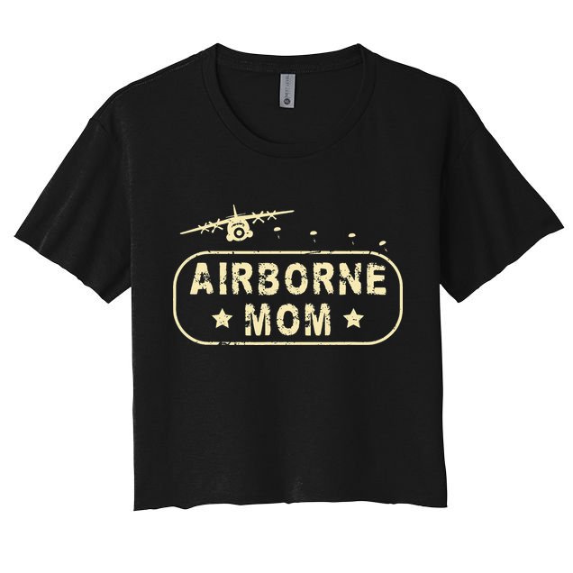 Airborne Mom Crop Top