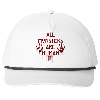 All Monsters Are Human Snapback Five-Panel Rope Hat