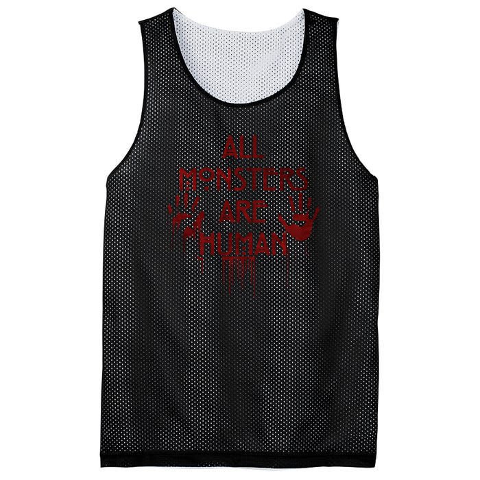 All Monsters Are Human Mesh Reversible Basketball Jersey Tank