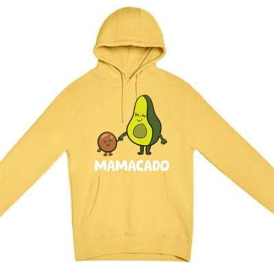 Avocado Mama Avocado Mom Funny Avocado Mamacado Gift Premium Pullover Hoodie