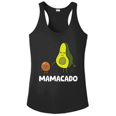 Avocado Mama Avocado Mom Funny Avocado Mamacado Gift Ladies PosiCharge Competitor Racerback Tank