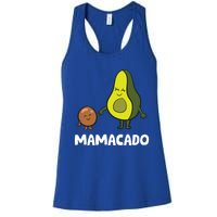 Avocado Mama Avocado Mom Funny Avocado Mamacado Gift Women's Racerback Tank