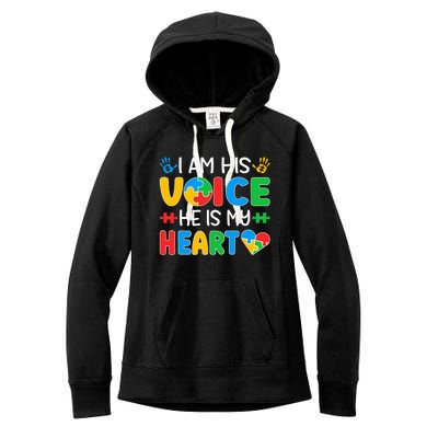 Autistic Mom Autistic Dad Autism Awareness Month Women's Fleece Hoodie