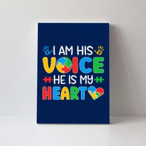 Autistic Mom Autistic Dad Autism Awareness Month Canvas