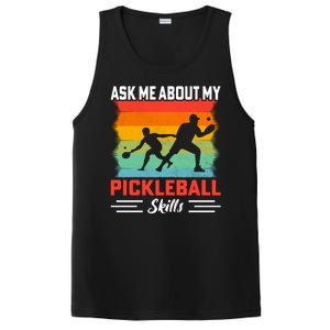 Ask Me About My Pickleball Skills Funny Pickleball PosiCharge Competitor Tank