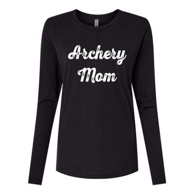 Archery Mom Archery Sport Lovers Gift Mom Mothers Day Cool Gift Womens Cotton Relaxed Long Sleeve T-Shirt