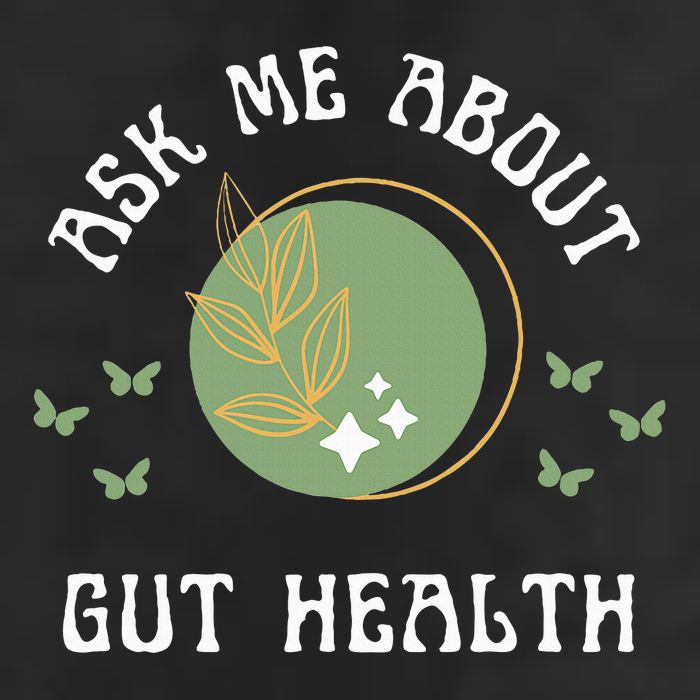 Ask Me About Gut Health New Age Wellness And Healing Beanie