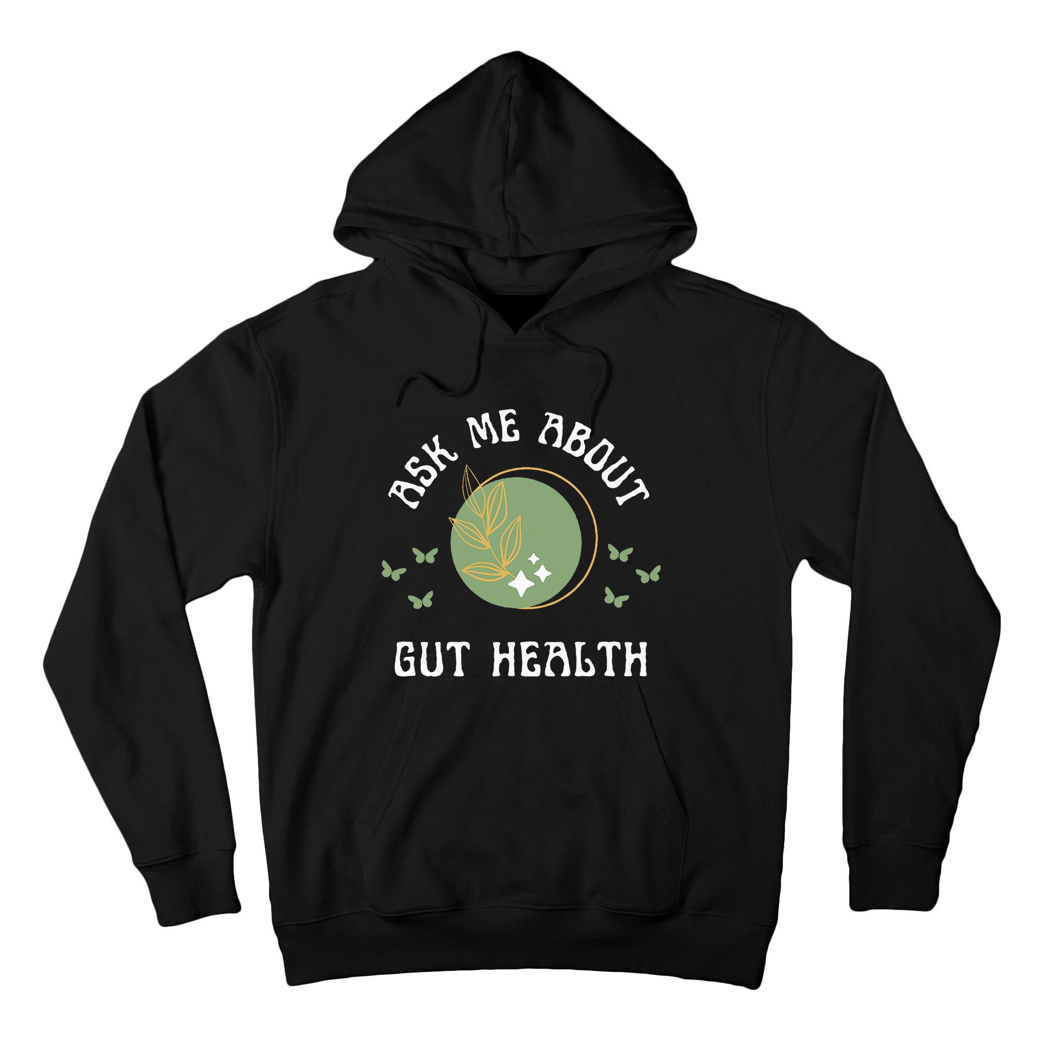 Ask Me About Gut Health New Age Wellness And Healing Tall Hoodie