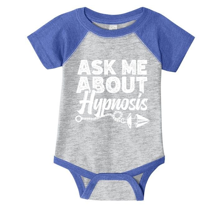 Ask Me About Hypnosis Hypnotic Illusion Hypnosis Gift Infant Baby Jersey Bodysuit