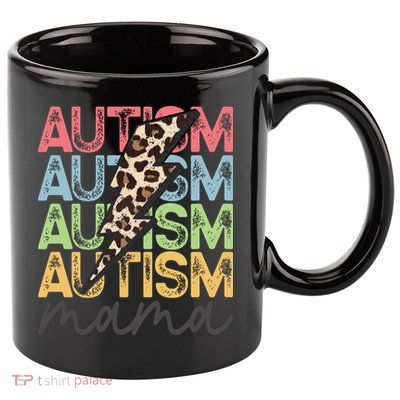 Autism Mama 11oz C Handle Ceramic Mug