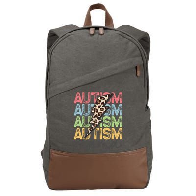 Autism Mama Cotton Canvas Backpack