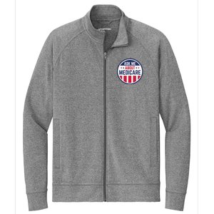 Ask Me About Medicare Medicare Info Design Ask Me About Stretch Full-Zip Cadet Jacket