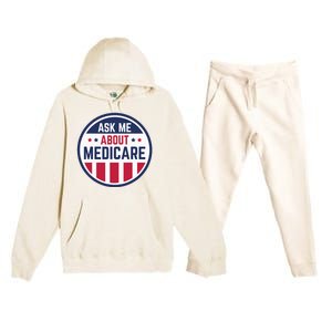 Ask Me About Medicare Medicare Info Design Ask Me About Premium Hooded Sweatsuit Set