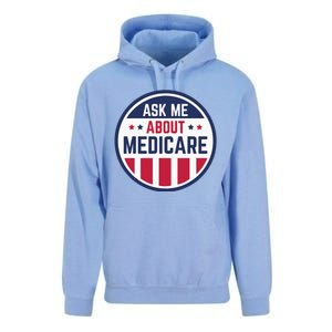 Ask Me About Medicare Medicare Info Design Ask Me About Unisex Surf Hoodie