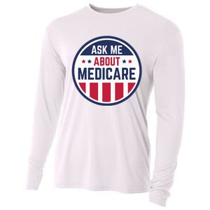 Ask Me About Medicare Medicare Info Design Ask Me About Cooling Performance Long Sleeve Crew