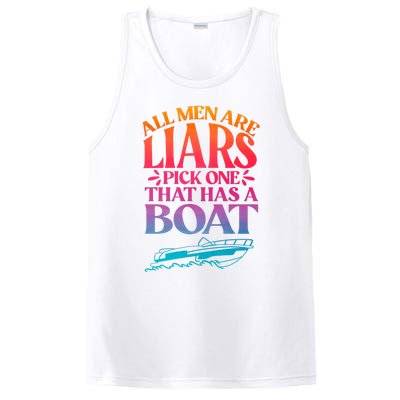 All Men Are Liars Pick One That Has A Boat Trip Family Vacation Trip PosiCharge Competitor Tank