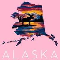 Alaskan Moose Animal Alaska Map Doggie Tank