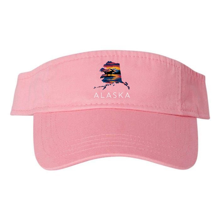 Alaskan Moose Animal Alaska Map Visor