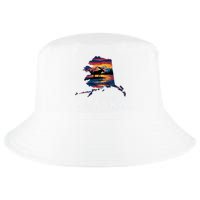Alaskan Moose Animal Alaska Map Cool Comfort Performance Bucket Hat