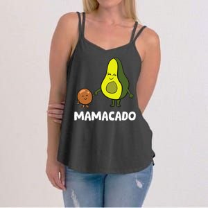 Avocado Mama Avocado Mom Funny Avocado Mamacado Women's Strappy Tank