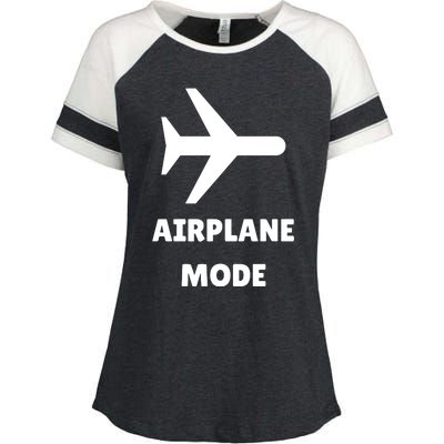 Airplane Mode Enza Ladies Jersey Colorblock Tee