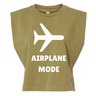 Airplane Mode Garment-Dyed Women's Muscle Tee