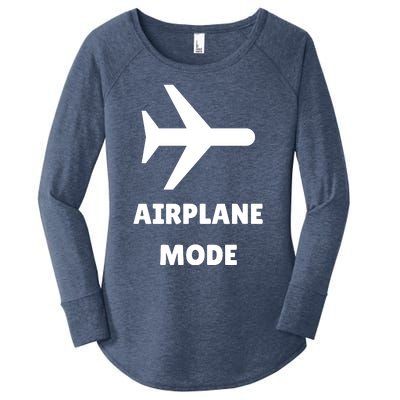 Airplane Mode Women's Perfect Tri Tunic Long Sleeve Shirt