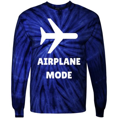 Airplane Mode Tie-Dye Long Sleeve Shirt