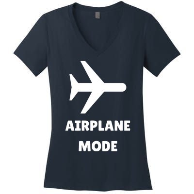 Airplane Mode Women's V-Neck T-Shirt