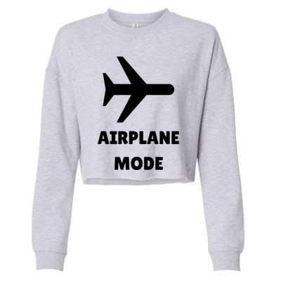 Airplane Mode Cropped Pullover Crew