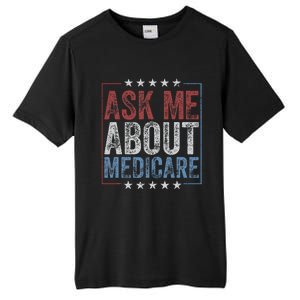 Ask Me About Medicare Tall Fusion ChromaSoft Performance T-Shirt