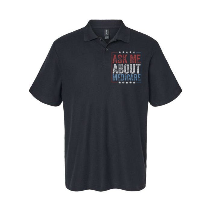 Ask Me About Medicare Softstyle Adult Sport Polo