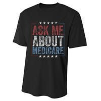 Ask Me About Medicare Performance Sprint T-Shirt