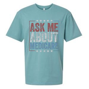 Ask Me About Medicare Sueded Cloud Jersey T-Shirt