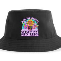 Ask Me About Mystery Discharge Sustainable Bucket Hat