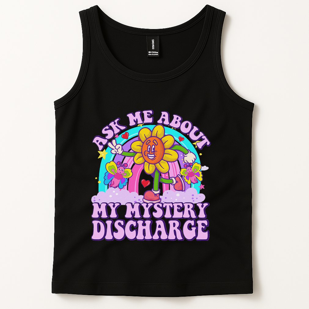 Ask Me About Mystery Discharge Tank Top