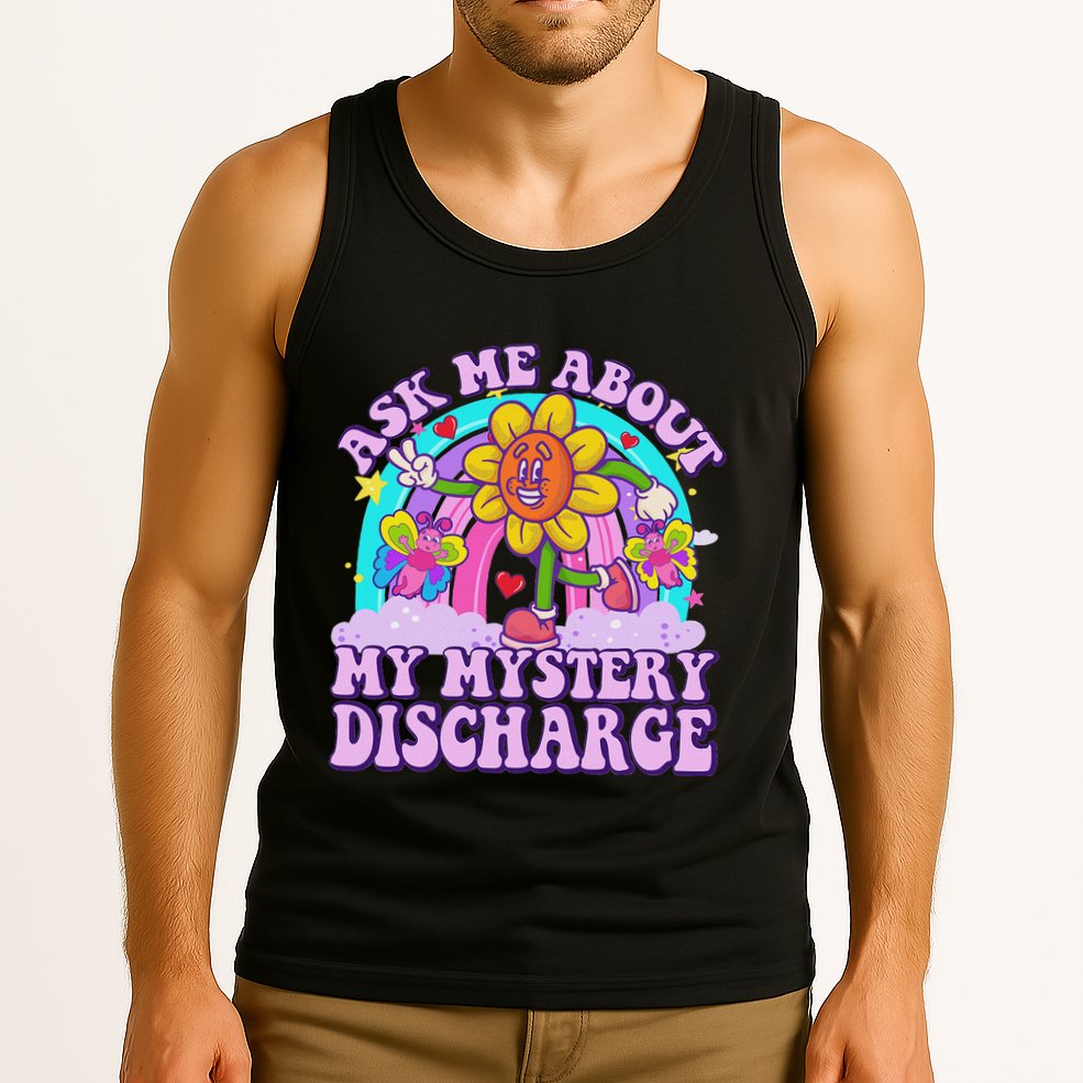 Ask Me About Mystery Discharge Tank Top