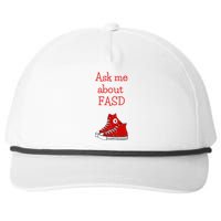 Ask Me About Fasd Snapback Five-Panel Rope Hat