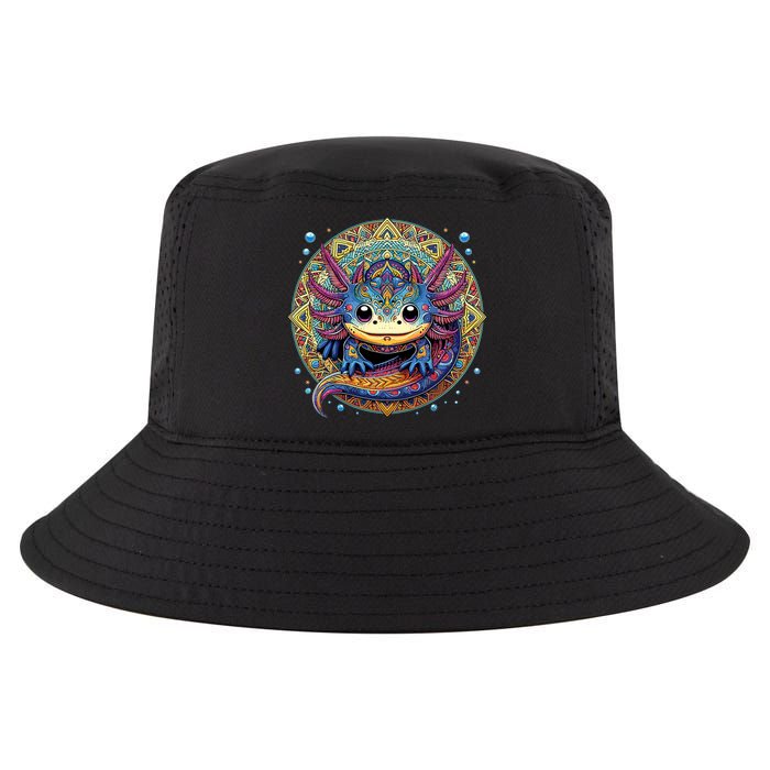 Axolotl Maya Aztec Axolot Cool Comfort Performance Bucket Hat