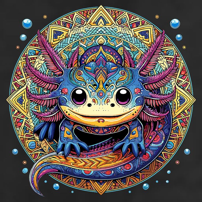 Axolotl Maya Aztec Axolot Cool Comfort Performance Bucket Hat