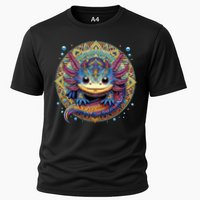 Axolotl Maya Aztec Axolot Cooling Performance Crew T-Shirt
