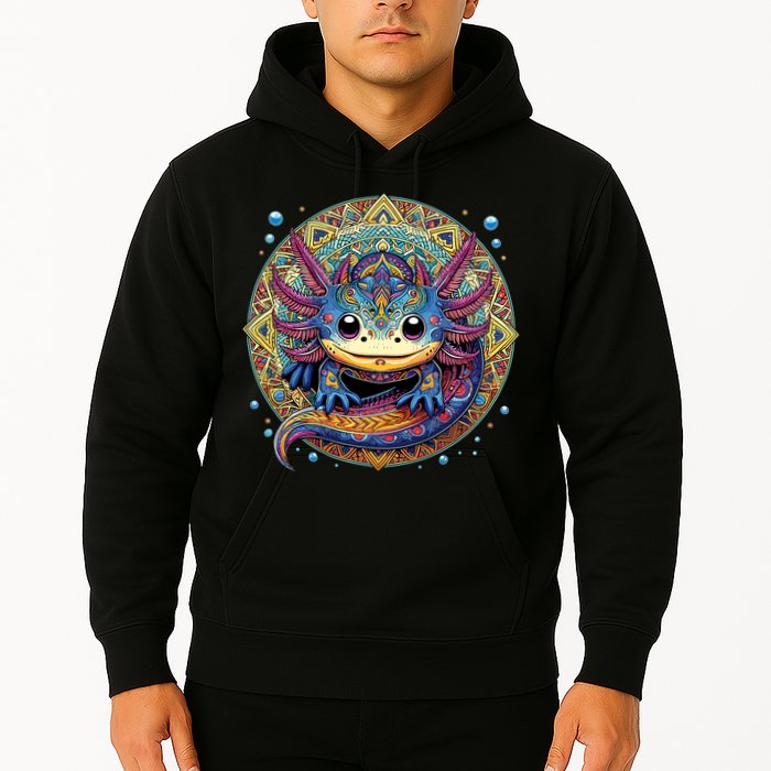 Axolotl Maya Aztec Axolot Hoodie