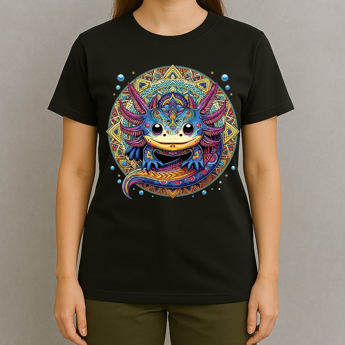 Axolotl Maya Aztec Axolot T-Shirt