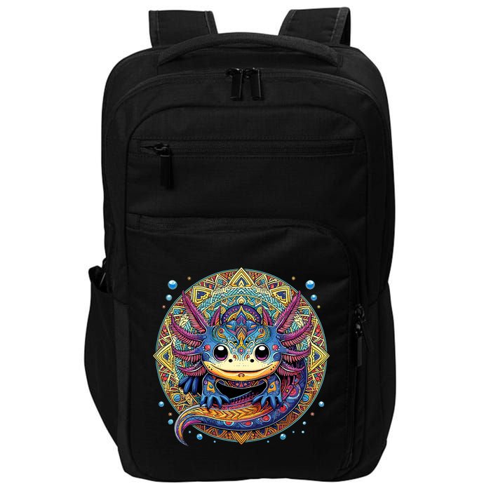 Axolotl Maya Aztec Axolot Impact Tech Backpack