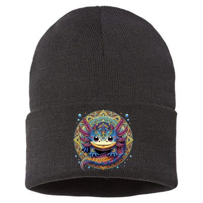 Axolotl Maya Aztec Axolot Sustainable Knit Beanie