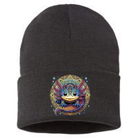 Axolotl Maya Aztec Axolot Sustainable Knit Beanie