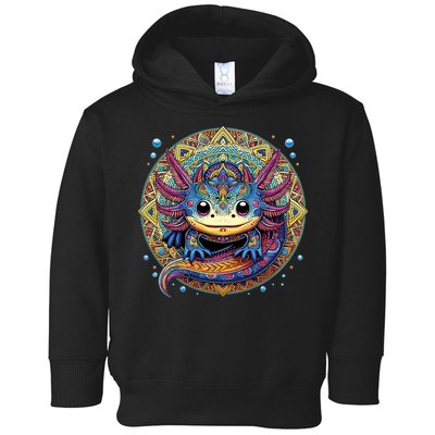 Axolotl Maya Aztec Axolot Toddler Hoodie
