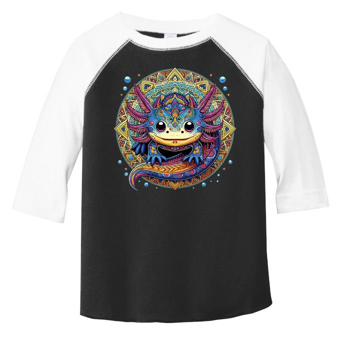 Axolotl Maya Aztec Axolot Toddler Fine Jersey T-Shirt