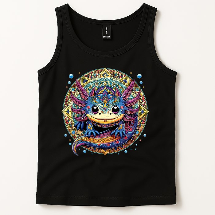 Axolotl Maya Aztec Axolot Tank Top