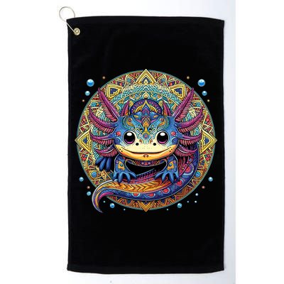 Axolotl Maya Aztec Axolot Golf Towel